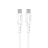 CABLE TIPO C A TIPO C 3A 60W 1M PVC BLANCO
