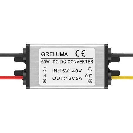 REDUCTOR DE VOLTAJE DE 24V A 12V 5A