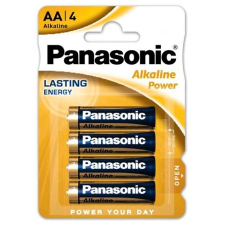 BLISTER 4 PILAS ALCALINAS LR06  AA  PANASONIC