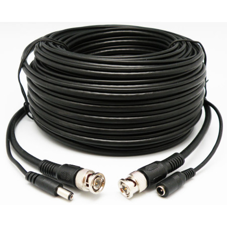 CABLE CCTV RG59 CON ALIMENTACION 10M