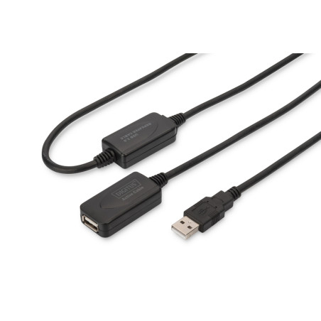CABLE USB AMPLIFICADO MACHO-HEMBRA 20M ACTIVO