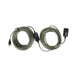 CABLE USB 2 0 AMPLIFICADO TIPO A MACHO-HEMBRA 25M 