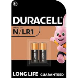 PILA ALCALINA LR01 DURACELL  BLISTER 2 UDS 