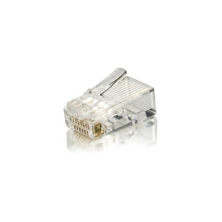 CONECTOR MACHO RJ45 UTP CAT 6 SIN GUIA