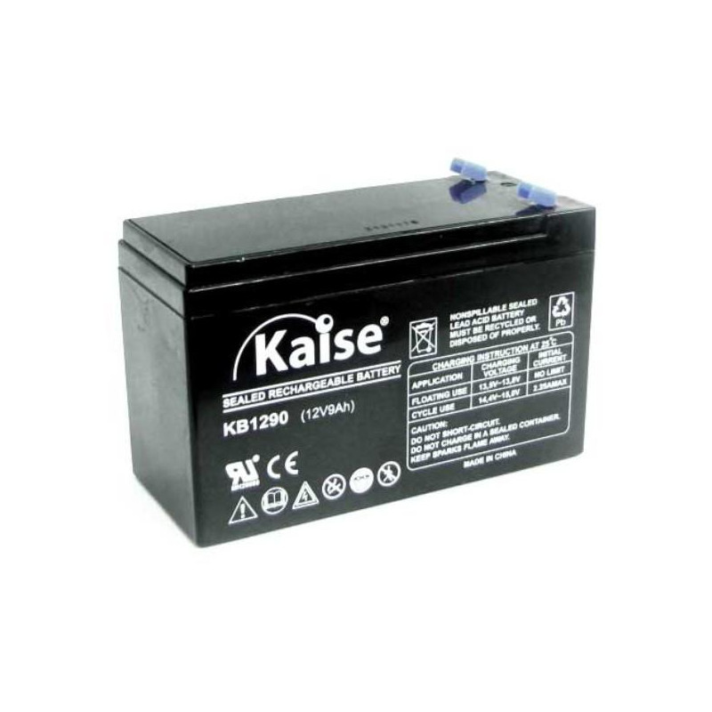 BATERIA PLOMO AGM 12V 9A KAISE BATERIA PLOMO AGM 12V 9A KAISE
