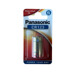 PILA LITIO CR123 3V PANASONIC