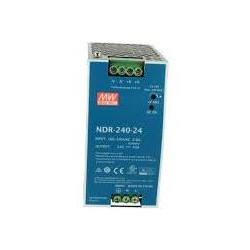 FUENTE CARRIL 24VCC 10A 240W MEANWELL NDR-240-24