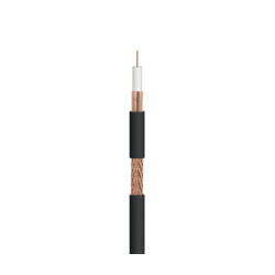 CABLE COAXIAL ANTENA TV EXTERIOR NEGRO RG6
