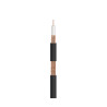 CABLE COAXIAL ANTENA TV EXTERIOR NEGRO RG6