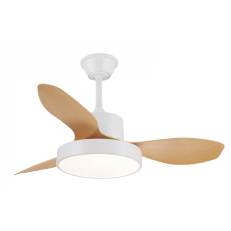 VENTILADOR MODELO GINNA MADERA CONTROL REMOTO Y APP