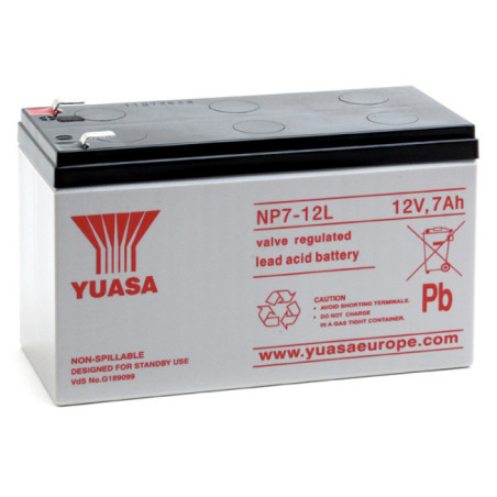 BATERIA YUASA 12V 7AH 151X65X94