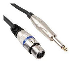 CABLE XRL HEMBRA A JACK 6 35 MACHO 3M