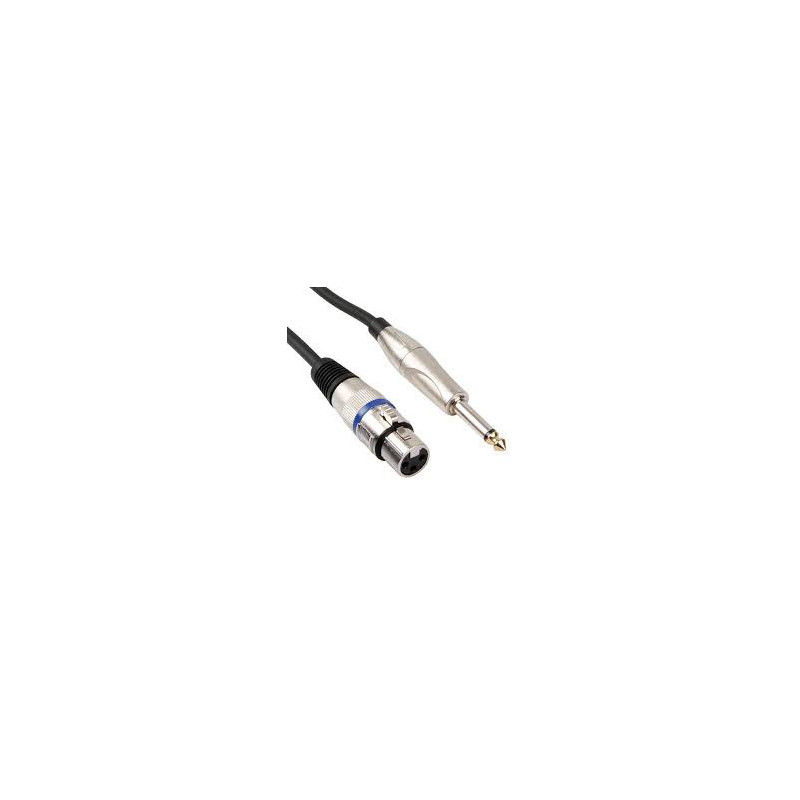CABLE XRL HEMBRA A JACK 6 35 MACHO 3M CABLE XRL HEMBRA A JACK 6 35 MACHO 3M