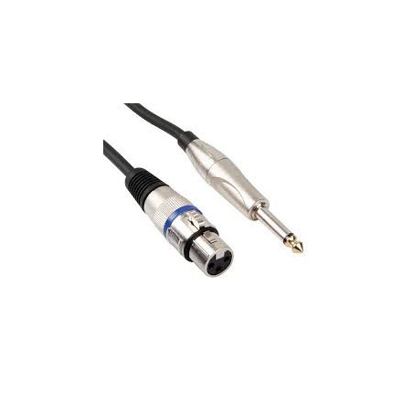 CABLE XRL HEMBRA A JACK 6 35 MACHO 3M