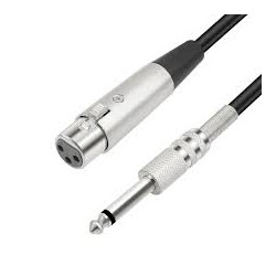 CABLE XRL HEMBRA A JACK 6 35 MACHO 3M
