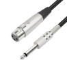 CABLE XRL HEMBRA A JACK 6 35 MACHO 3M