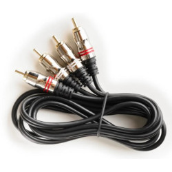 CABLE 2 RCA METALICOS MACHO-MACHO 1 5M