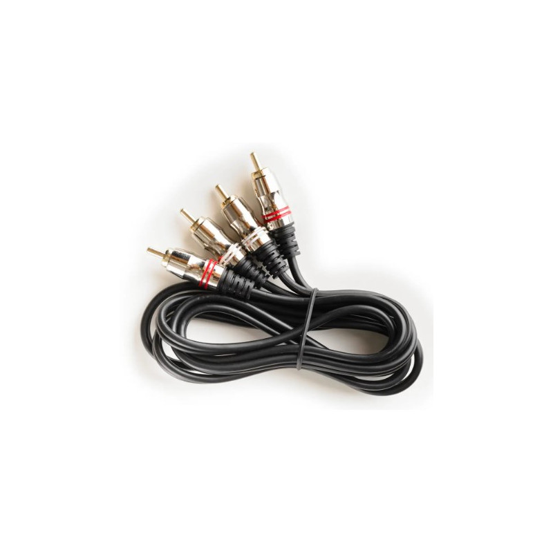 CABLE 2 RCA METALICOS MACHO-MACHO 1 5M