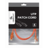 LATIGUILLO RJ45 UTP CAT 6 COLOR ROJO 1M CCA