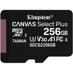 TARJETA MICRO SD 256GB KINGSTON CANVAS SELECT PLUS