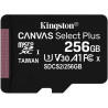 TARJETA MICRO SD 256GB KINGSTON CANVAS SELECT PLUS