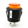 INTERRUPTOR LED AMARILLO ON-OFF 12V