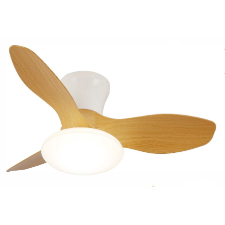VENTILADOR MODELO TULIP MADERA 30W