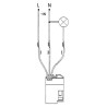 DETECTOR DE MOVIMIENTO POR INFRARROJOS EMPOTRAR