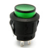PULSADOR LED VERDE N/ABIERTO 12V