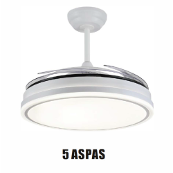 VENTILADOR  AMBRA XXL 60W Y 5 ASPAS