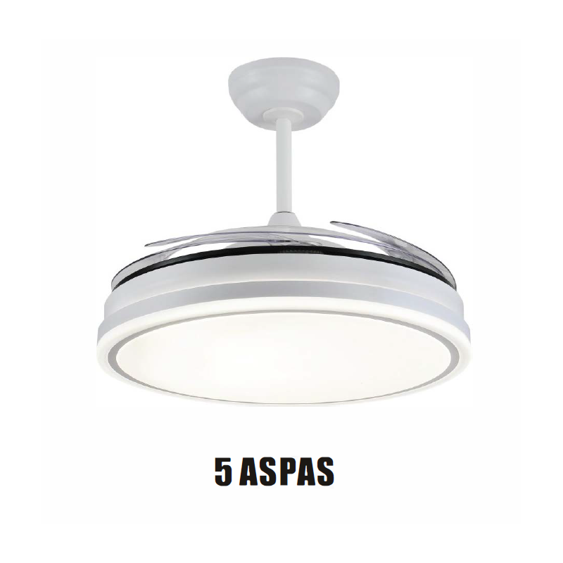 VENTILADOR AMBRA XXL 60W Y 5 ASPAS VENTILADOR AMBRA XXL 60W Y 5 ASPAS