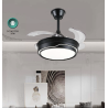 VENTILADOR MODELO SELINA-S 35W Y 4 ASPAS NEGRO