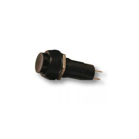 INTERRUPTOR REDONDO 3A NEGRO MANDO NEGRO