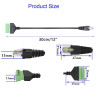 RJ45 CON TERMINAL A TORNILLO 8P