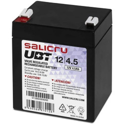 BATERIA 12V 4 5A PLOMO AGM 90x70x101mm SALICRU UBT
