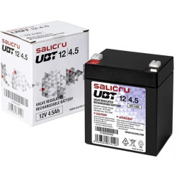 BATERIA 12V 4 5A PLOMO AGM 90x70x101mm SALICRU UBT