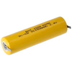 PACK DE BATERIAS 2 4V/1500mAh NI-CD C/TERMINALES