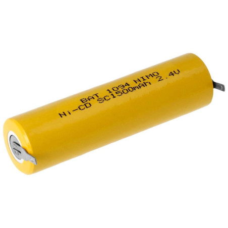 PACK DE BATERIAS 2 4V/1500mAh NI-CD C/TERMINALES
