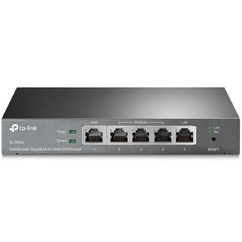 ROUTER VPN SAFESTREAM GIGABIT OMADA TL-R605 5 PTOS