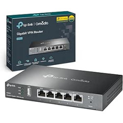 ROUTER VPN SAFESTREAM GIGABIT OMADA TL-R605 5 PTOS
