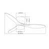 VENTILADOR MODELO EMILY-XXL BLANCO LUZ