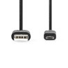 CABLE USB 2 0 TIPO A MACHO - MICRO USB B MACHO 1 m