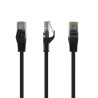 LATIGUILLO RJ45 UTP CAT 6  0 5M NEGRO CCA