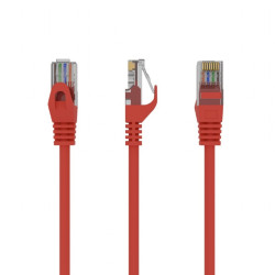 LATIGUILLO RJ45 UTP CAT 6 0 5m COLOR ROJO CCA