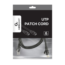 LATIGUILLO RJ45 UTP CAT 6 2M NEGRO CCA