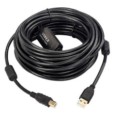 CABLE USB 2 0 TIPO A MACHO-TIPO B MACHO 15M ACTIVO
