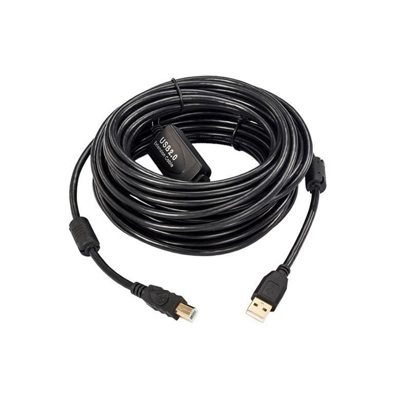 CABLE USB 2 0 TIPO A MACHO-TIPO B MACHO 15M ACTIVO CABLE USB 2 0 TIPO A MACHO-TIPO B MACHO 15M ACTIVO