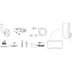 ANTENA ACTIVA EXTERIOR DVB-T/T2 20DB STRONG LTE