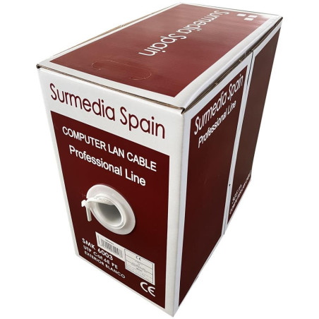 CABLE UTP CAT6 EXTERIRO BLANCO