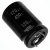 CONDENSADOR ELECTROLITICO 120UF 450V 105º